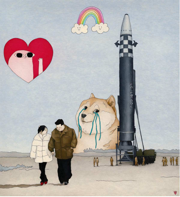 Caroline Zilinsky Somewhere Over the Rainbow, 2023 Oil on linen 122cm x 112cm