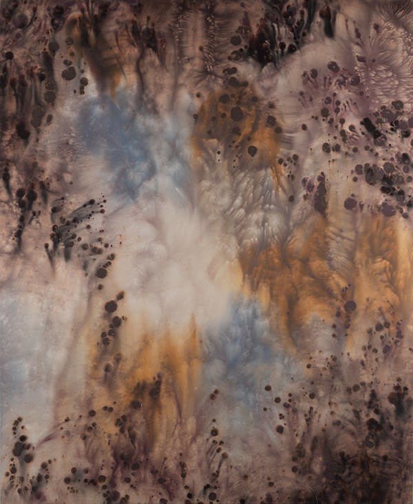 Christopher Horder Acheron, 2018 Watercolour, acrylic and coloured inks on canvas 182 x 152cm