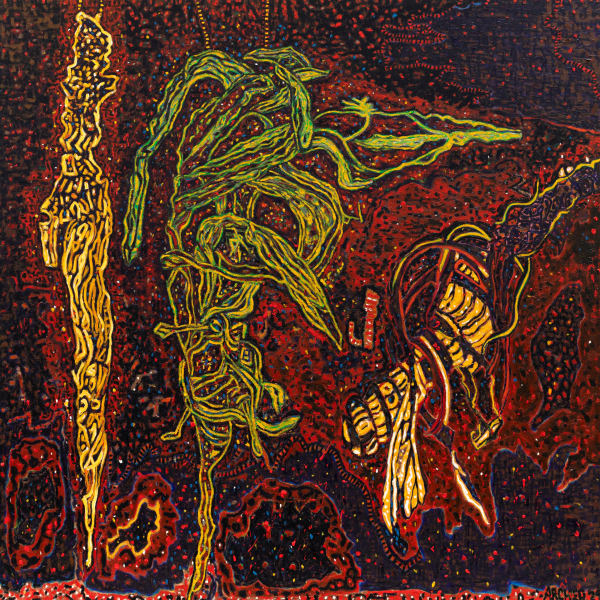 Suzanne Archer Wintery Wedderburn, 2024 Oil on canvas 150 x 150cm