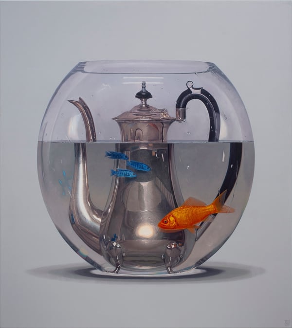 Jonathan Dalton We invited a few friends to tea, 2023 Oil on linen 137 x 122cm