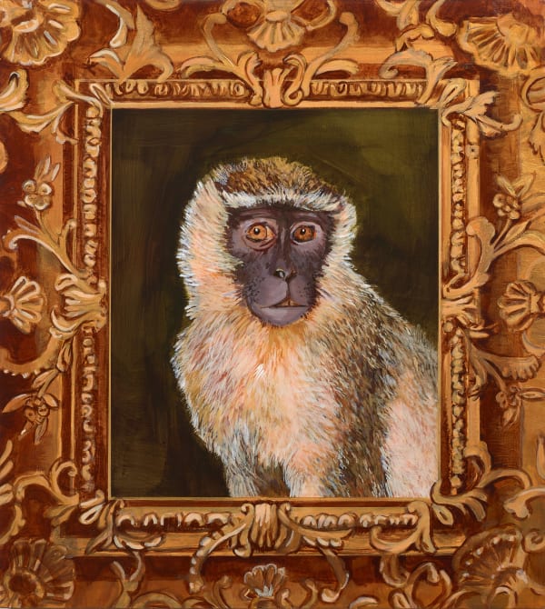 Floria Tosca Simona, 2025 Acrylic on board 45cm x 50cm