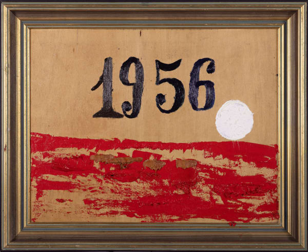 James Drinkwater 1956, 2024 Oil on board with ornate frame 46 x 56.5cm