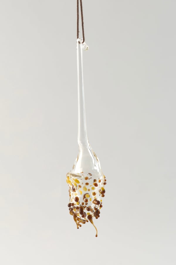 Floria Tosca Cabinet of Near Misses - Denial #3, 2024-25 Borosilicate glass 12 x 3cm dimensions variable