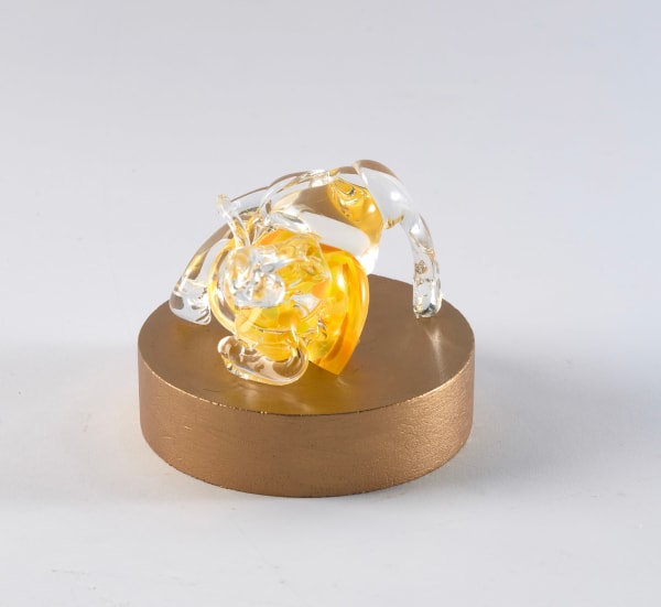 Floria Tosca Cabinet of Near Misses - Denial #11, 2024-25 Furnace glass 8cm long dimensions variable