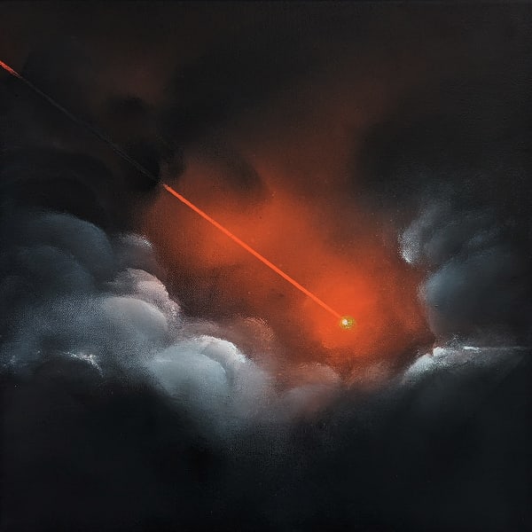 Brooklyn Whelan STUDY 01 , 2023 Oil and acrylic on canvas 30 x 30cm