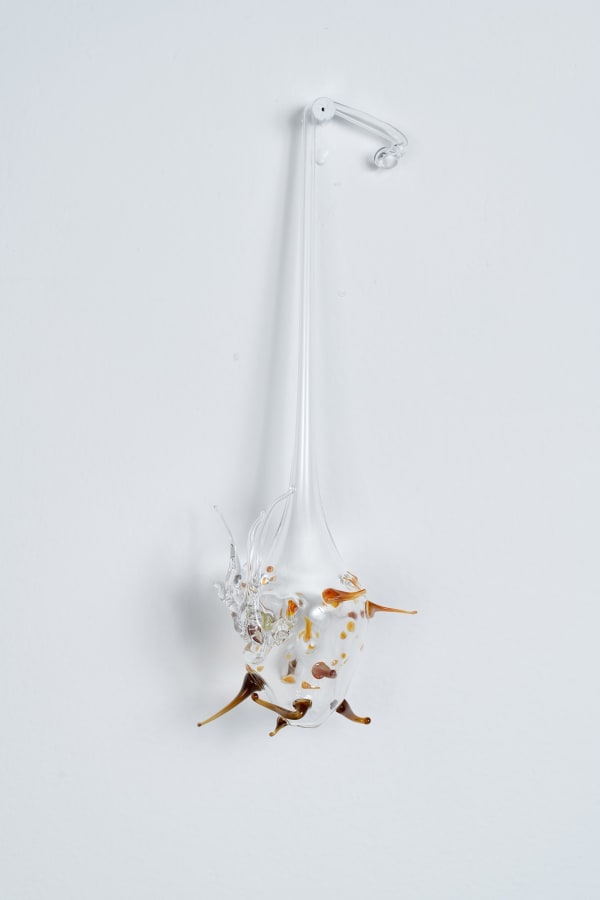 Floria Tosca Phototrophic body 3, 2023 Handformed and blown glass 15cm x 5cm approx dimensions variable