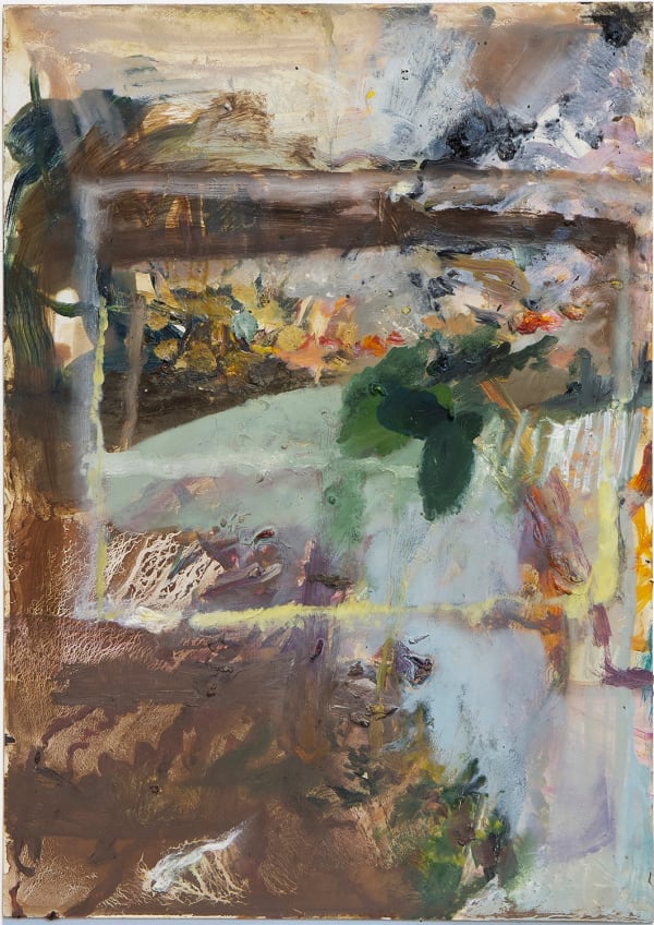 Stephanie Eather Knock off bargain Lord Nelsons on the sawtooth, 2024 Oil on board, framed 70 x 50cm