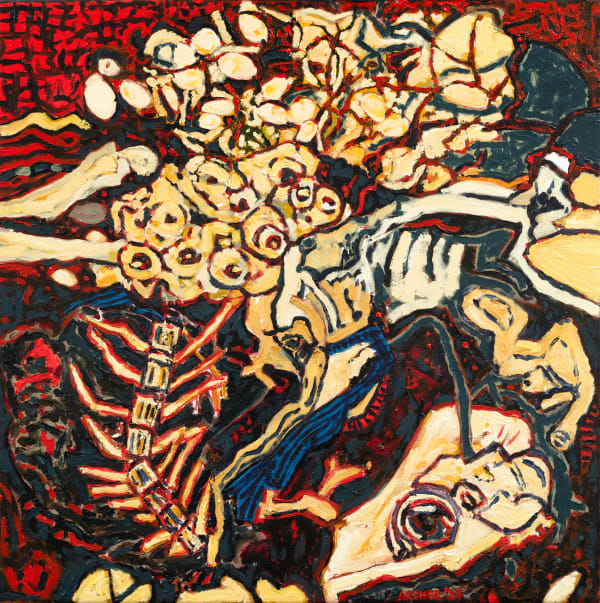 Suzanne Archer Treasure, 2024 Oil on canvas 50 x 50cm