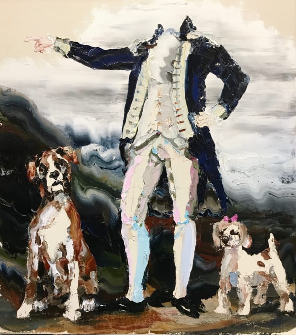 Paul Ryan Pink Ribbon , 2017 Oil on Linen 138 x 122cm