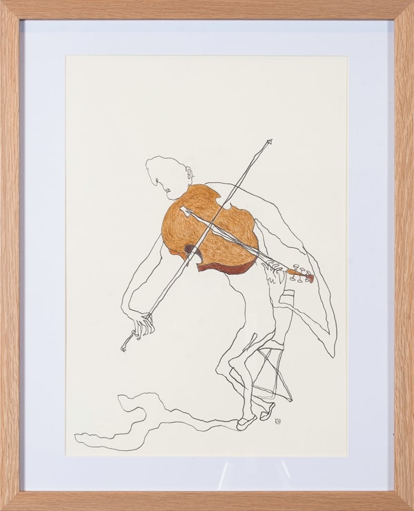 Caroline Zilinsky Omega by Ghostlight IV, 2020 Pencil on Paper F. 52.5 x 42.5cm