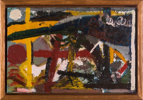 James Drinkwater Jimmy's Beach VIII, 2022 Oil on hardboard 40 x 60.5cm