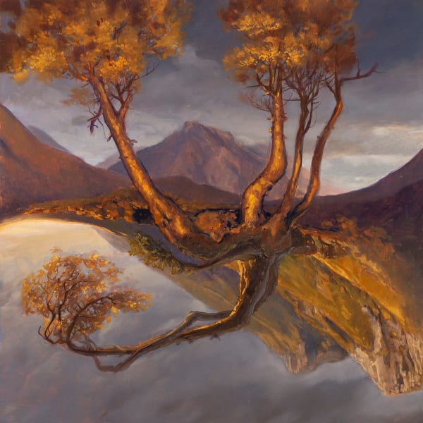 Jason Cordero On Second Sight, 2024 Oil on aluminium panel 40 x 40cm