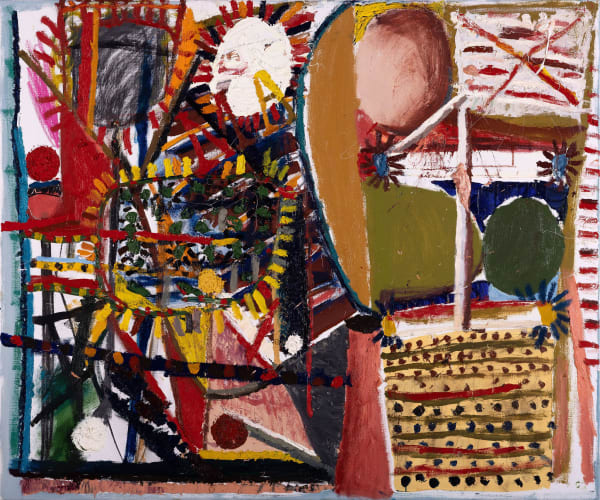 James Drinkwater Les chats des garcons, 2024 Oil on linen 100 x 120cm