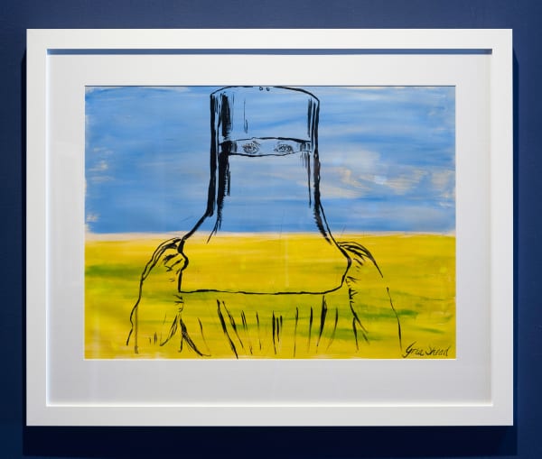 Gria Shead Kate Kelly, 2020 Acrylic and ink on paper 80.5 x 99cm