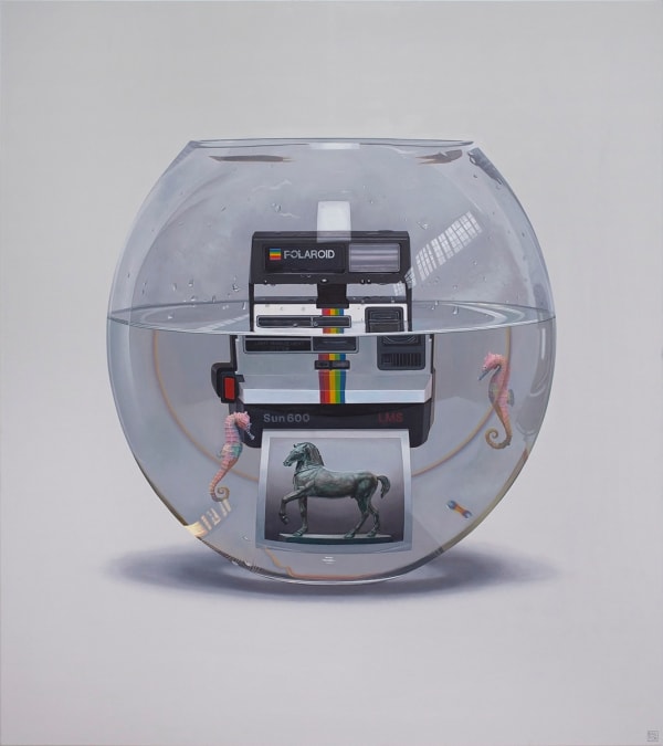 Jonathan Dalton Do Seahorses Dream of Venetian Statues, 2021 Oil on Linen 138 x 122cm