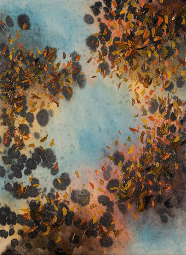 Christopher Horder Tiepolo Honey, 2024 Handmade watercolour, Indian ink and oil on canvas 130.5 x 95cm