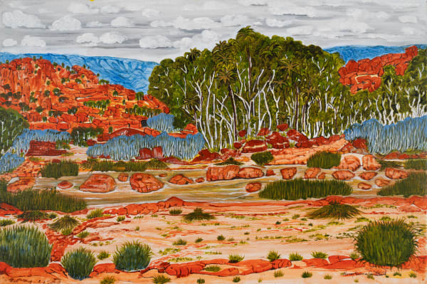 Selma Coulthard, Entrance to Palm Valley, Finke Gorge, 2025