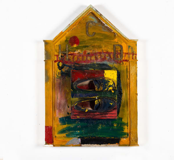 James Drinkwater The lower east side 3, 2023 assemblage 90 x 60 x 20cm