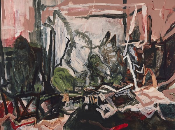 Renata Pari-Lewis Will of the Wind , 2022 Mixed media on polyester 162 x 120cm