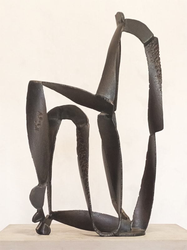 James Rogers Sandgroper, 2022 waxed steel 73 x 45 x 26cm
