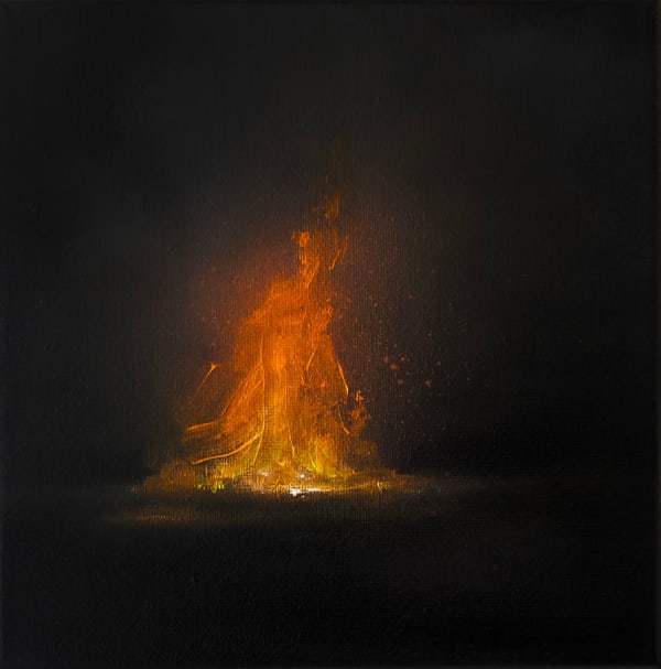 Brooklyn Whelan Study 007, 2025 Oil on canvas 20 x 20cm