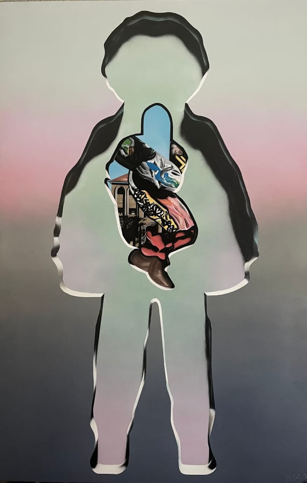 Matt Coyle Mother 2, 2025 Acrylic and enamel on canvas 150 x 98cm