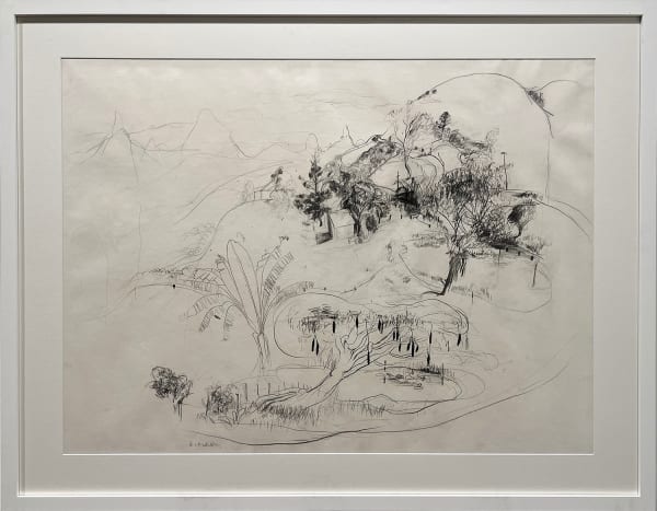Brett Whiteley Queensland Sketch, 1978, 1978 Pencil on paper, framed, signed lower left brett whiteley 76 x 101cm