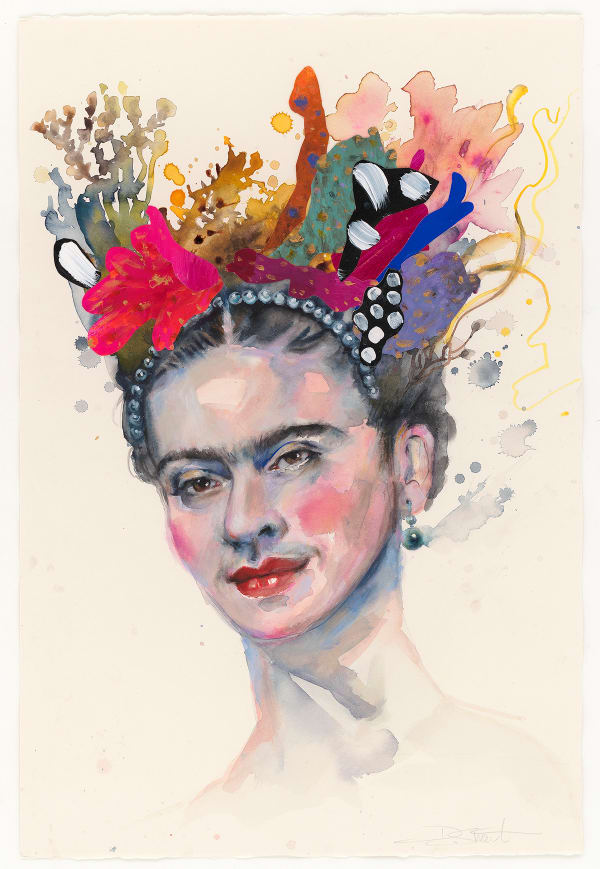 Dee Smart Frida, 2024 Gouache on Arches paper 64 x 45cm