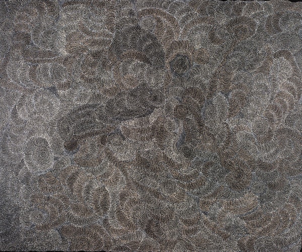 Jorna Newberry Ngintaka Perentie, (JNKM18822), 2022 Acrylic on linen 182 x 152cm