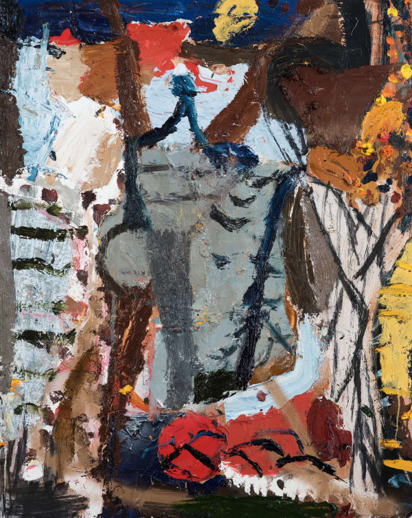 James Drinkwater Tight Bush and Highland Floors, A Painter is Born , 2016 Oil on Board 94x75cm