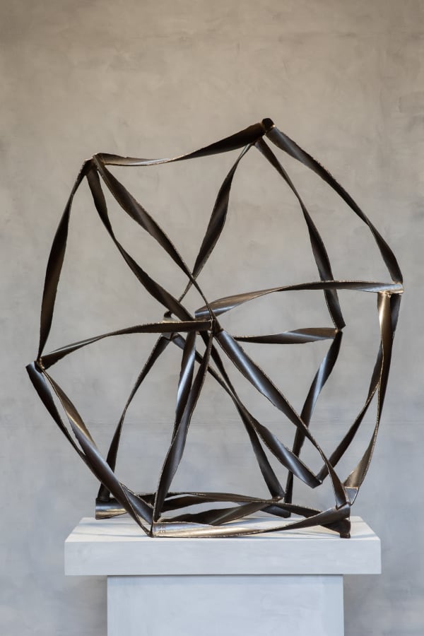 James Rogers Crazelle, 2020 Waxed mild steel 152 x 140 x 60cm