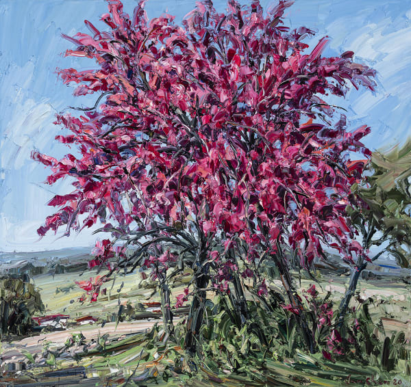 Jun Chen Blue Sky 2, 2020 Oil on Canvas 80.5 x 85cm