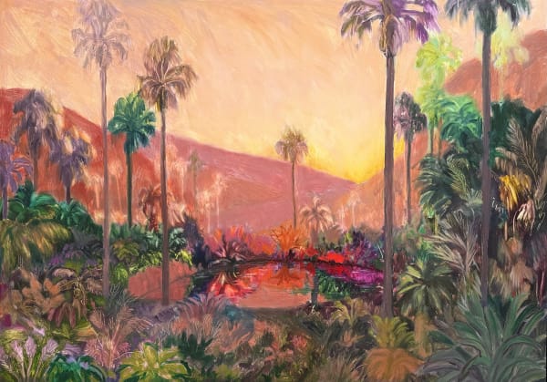 Kirsty Neilson The Oasis, 2024 Oil on board 70 x 100cm
