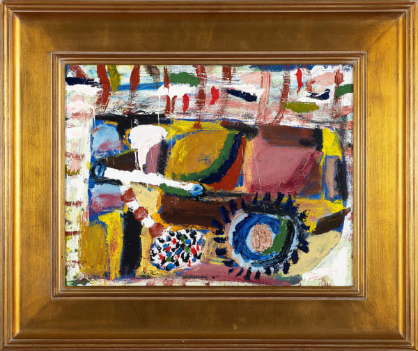 James Drinkwater Sulmona, 2025 Oil on linen and gold frame 52 x 62cm