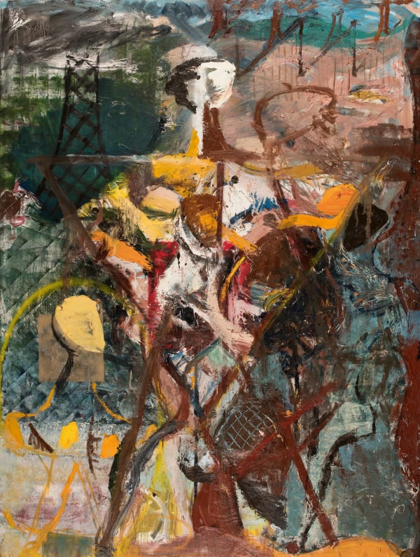 James Drinkwater Arriving in the East End , 2018 Oil on Canvas 240 x 180cm