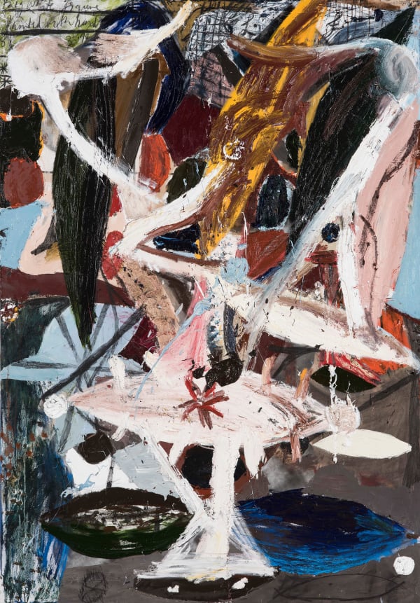 James Drinkwater Painter's Notes to the Sea Monsters with No Fins , 2018 Oil on Canvas 200 x 140cm