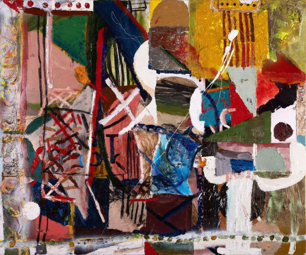 James Drinkwater Gaillac Townsquare, 2024 Oil on linen 100 x 120cm