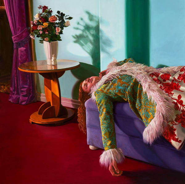 Dianne Gall If I’m not perfect by tomorrow, 2018 Oil on Linen 137 x 137cm