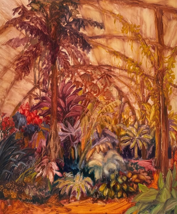 Kirsty Neilson The Crystal Palace 1, 2024 Oil on board 60 x 50cm