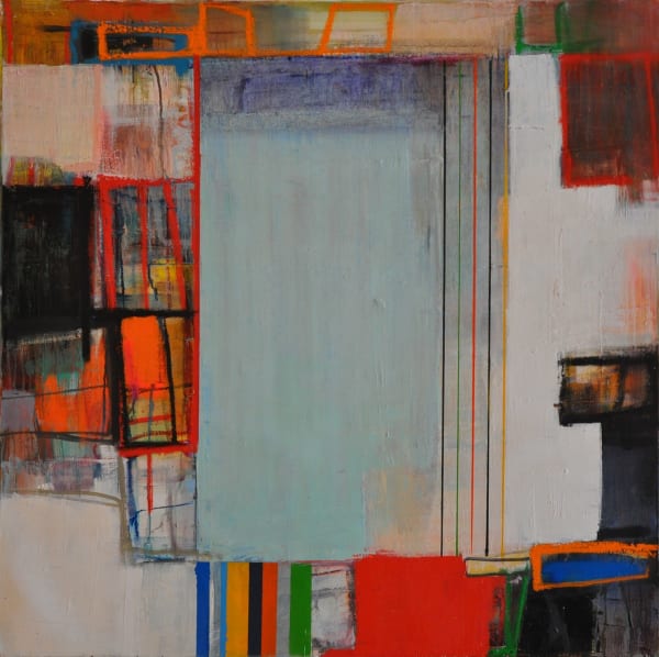 Morten Lassen Interaktion O, 2012 Oil on Linen 120 x 120cm