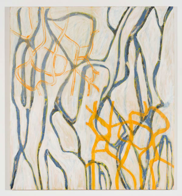 Tony Mighell Reflection 1, 2021 Oil and collage on hardboard 137 x 122cm