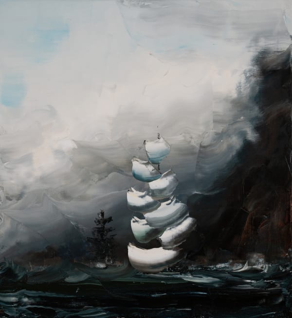 Paul Ryan Clouds and clouds, 2025 Oil on canvas 122 x 112cm