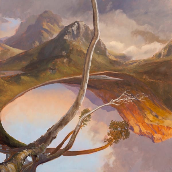 Jason Cordero No Matter the Approach, 2024 Oil on aluminium panel 40 x 40cm