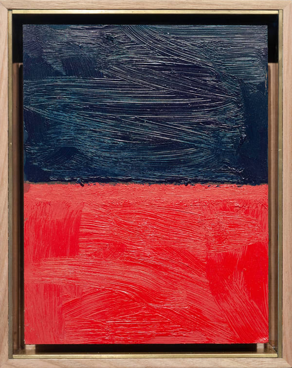 James Drinkwater I Love You to Pieces 'E' #5, 2019 Oil on Board F. 27 x 21.5cm