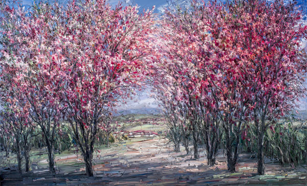 Jun Chen Red Village 2, 2018 Oil on Canvas 180.5 x 300cm