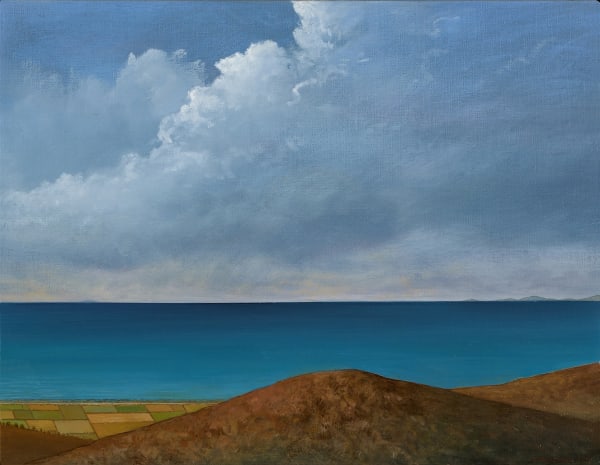 Adam Nudelman Beyond the day, 2023 Acrylic and oil on linen 36 x 46cm