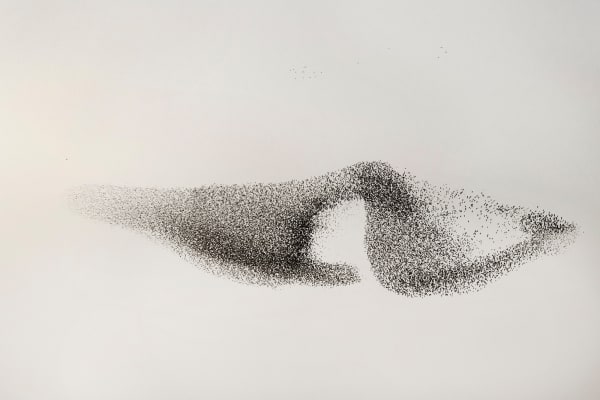 Søren Solkær Black Sun #18, 2020 Archival Print on Japanese Washi Paper Multiple sizes available: 42 x 59cm - Edition of 5 plus 2 AP's 59 x 84cm - Edition of 5 plus 2 AP's 84 x 119cm - Edition of 7 plus 2 AP's 130 x 190cm - Edition of 1 only