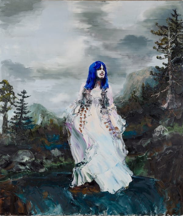 Paul Ryan Here is your princess, here is your horizon, 2023 Oil on linen 213 x 183cm