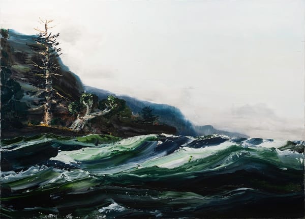Paul Ryan New South Swell , 2020 Oil on Linen 180 x 250cm