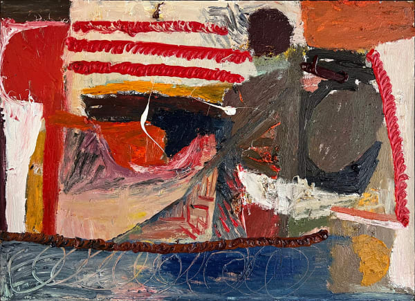 James Drinkwater NY Maritime 2, 2023 Oil on hardboard 50 x 70cm